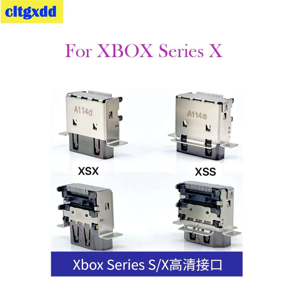 

Cltgxdd 10 шт. для Xbox серии SX HDMI-совместимый разъем интерфейса для Microsoft XBOX серии X HDMI-совместимый порт соединения