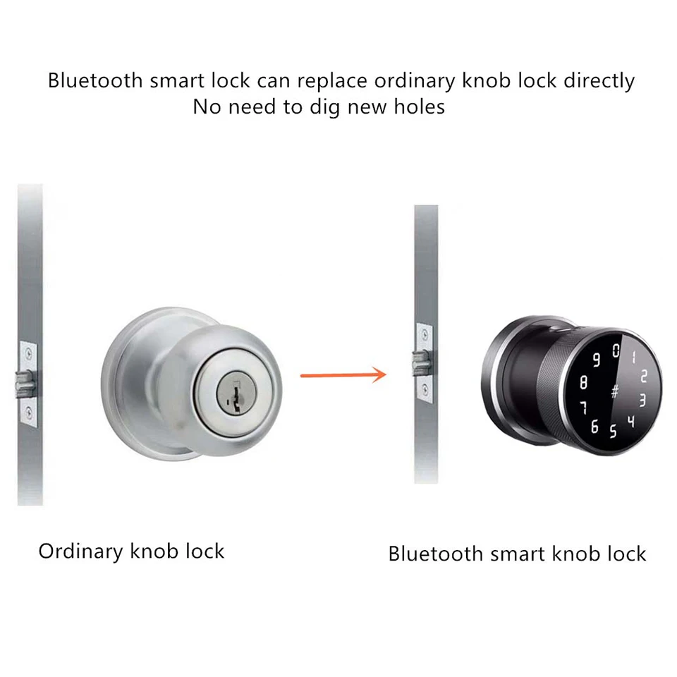 TTlock wifi приложение Bluetooth дверные замки отпечатков пальцев IC карты цифровой