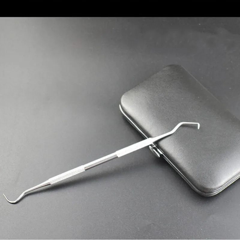 Стоматологический Зонд из нержавеющей стали с двойным крючком 1 шт.