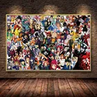 Японское аниме мультяшное кино, постер с рисунком олья, печать на холсте, художественное настенное фото, украшение для дома