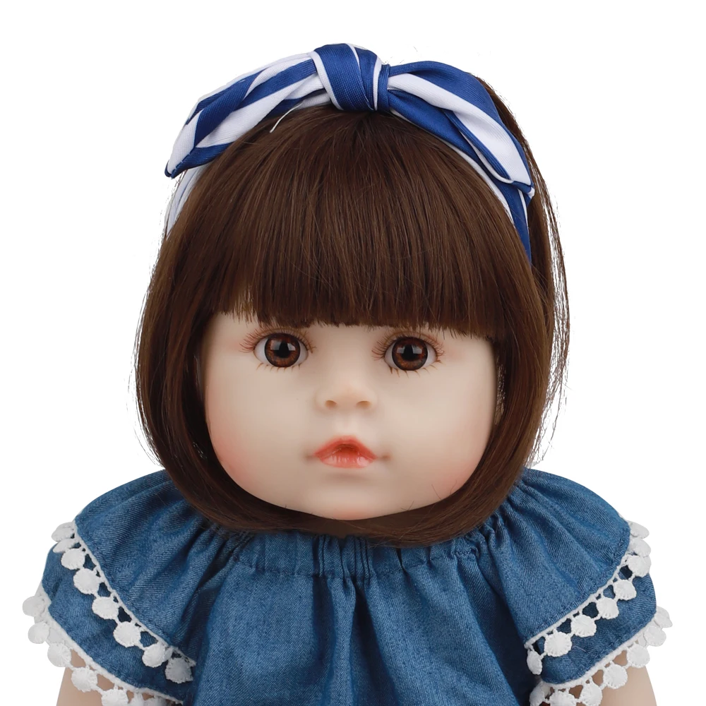 48 см Прекрасный Reborn Baby Doll силиконовый Полный тело Реалистичная принцесса