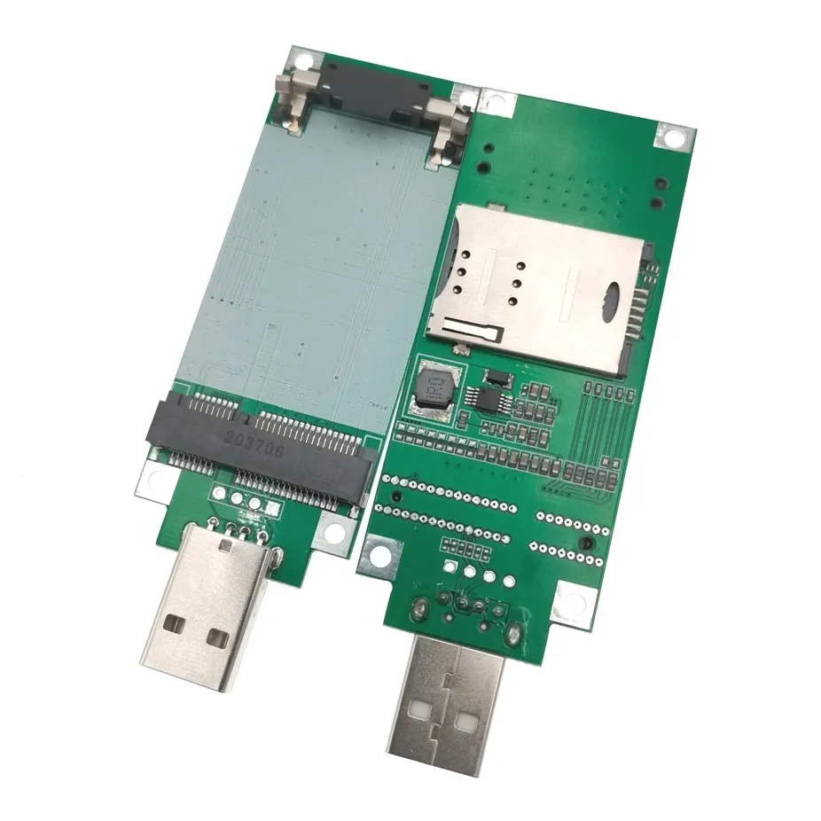4G LTE IOT Mini PCIe To USB Adapter W/SIM Card Slot For WWAN/3G/4G/WiFi Module