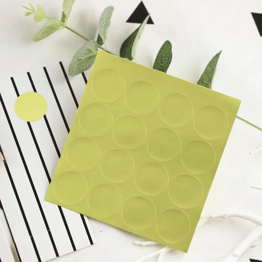 160 шт./лот золотые пустые наклейки Бумажные Клейкие декоративные упаковочные