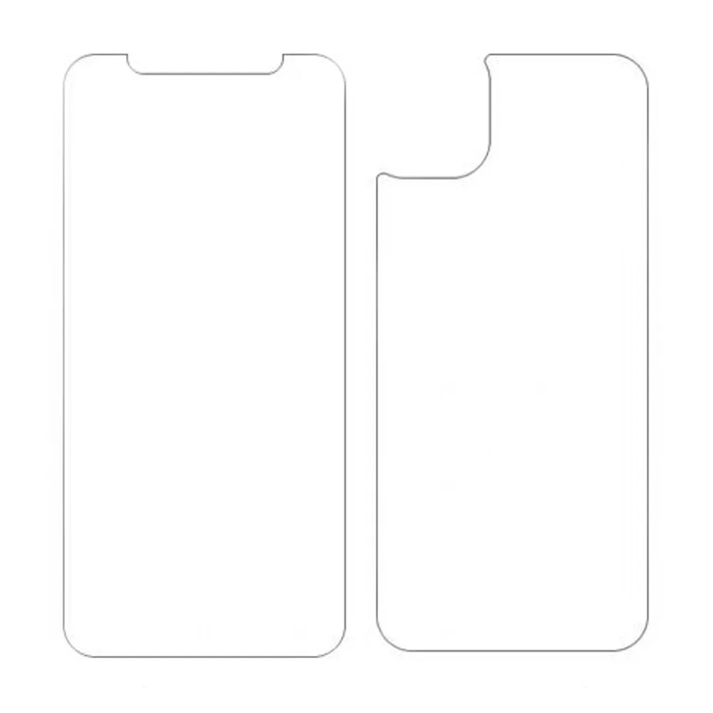 Прозрачная Передняя Защитная пленка для ЖК-экрана iphone11 HD задняя крышка защитная