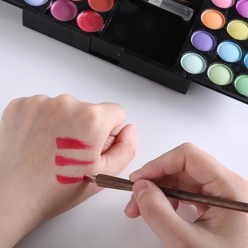 Высококачественная одинарная щетка из горной шерсти мягкая деревянная ручка