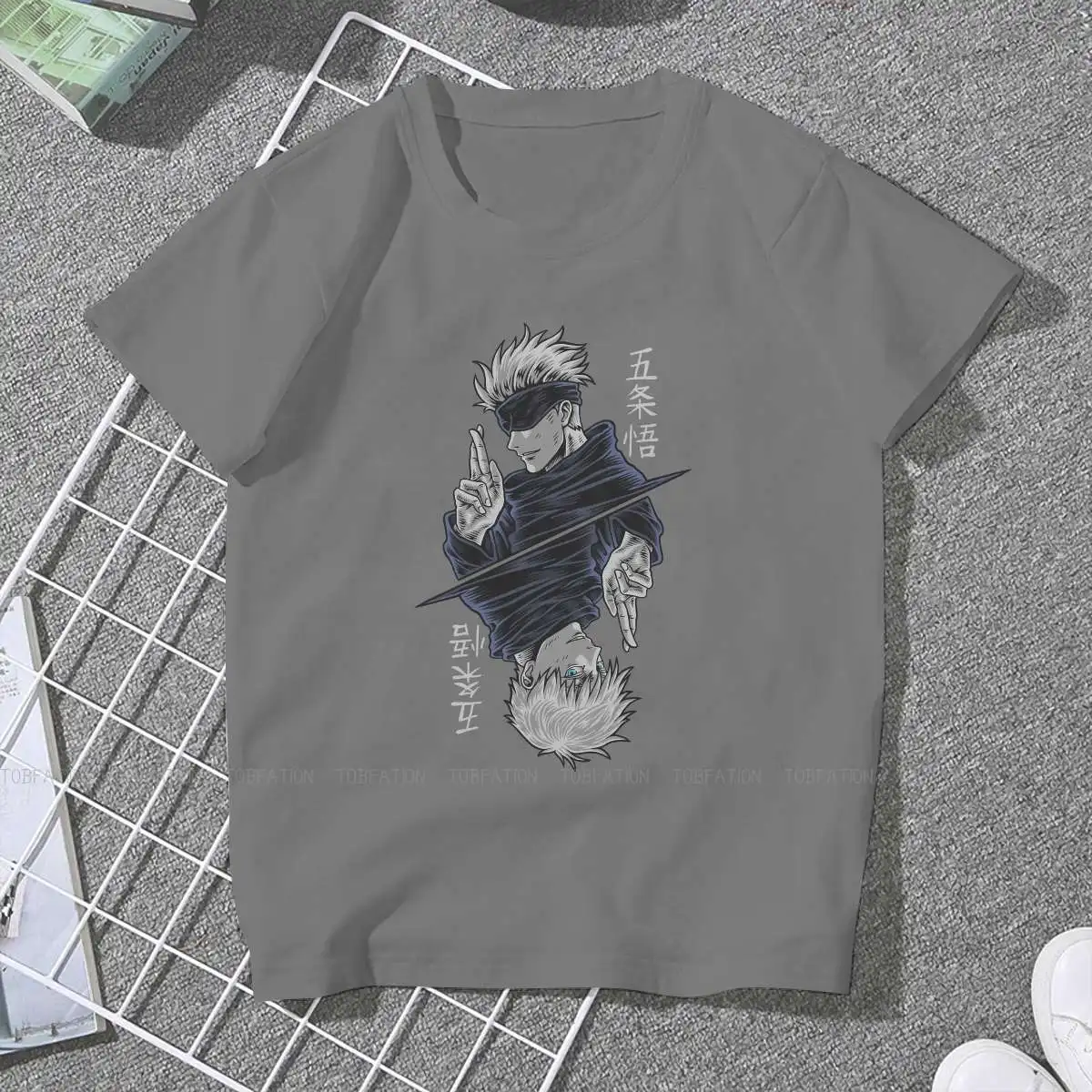 

Satoru Jujutsu Women Tshirts Jujutsu Kaisen Anime Grunge Vintage Female Clothing Plus size Cotton Graphic Clothes
