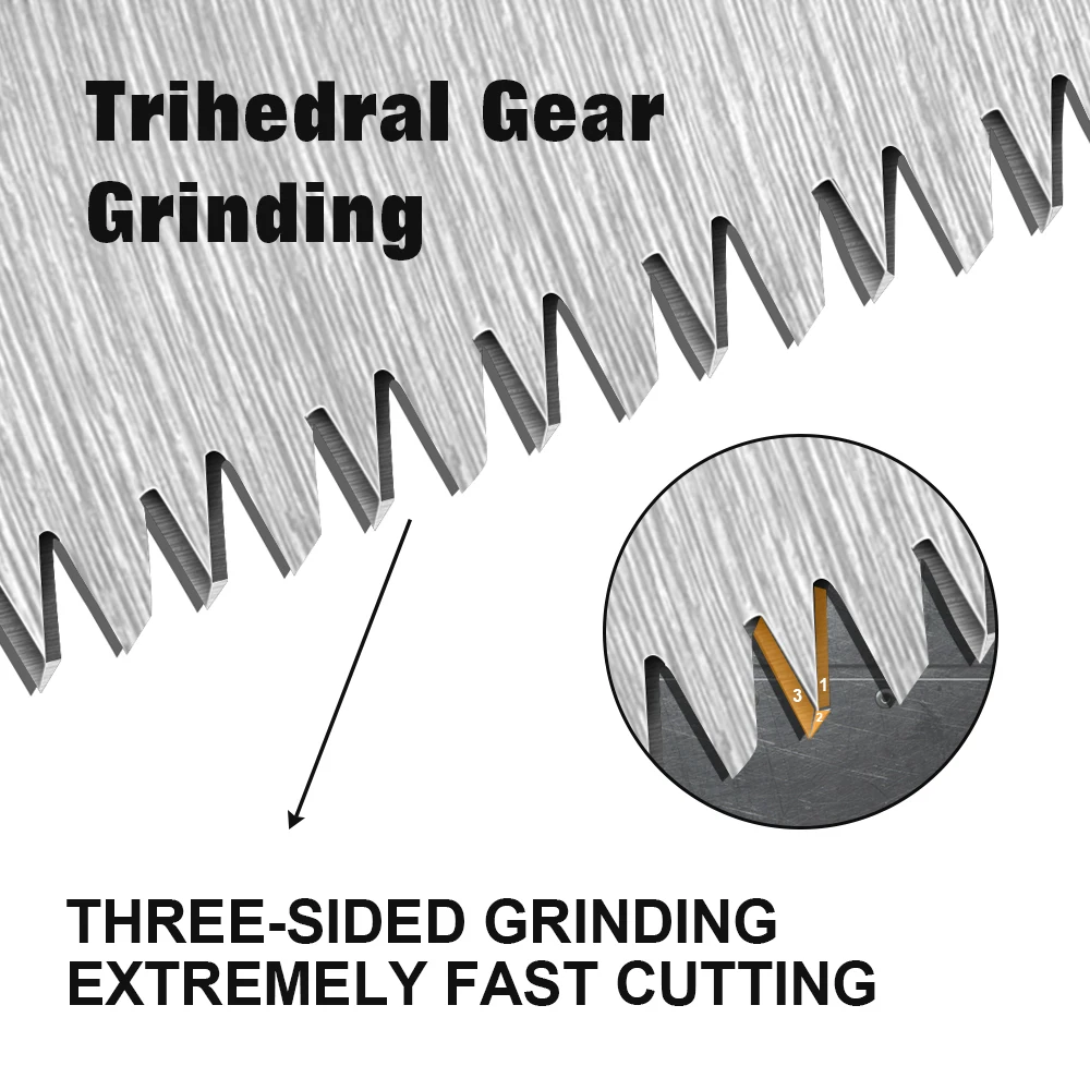 WISEUP 7 дюймов Пила Складная портативная пила для кемпинга с зубчатым замком лезвие