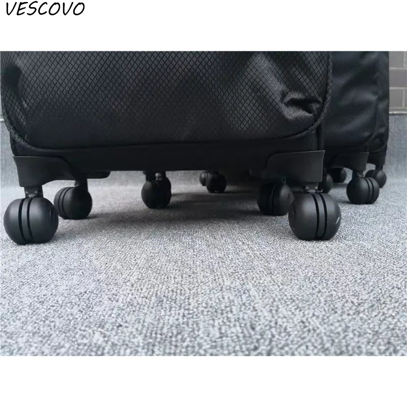 

VESCOVO Ultralight 20"24"28inch Brand Rolling Luggage Travel Suitcase With Wheels Fashion Trolley Bag