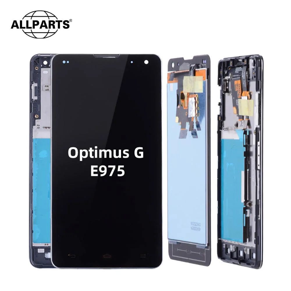 Дисплей для LG Optimus G E975 LCD LS970 F180 E971 E973 в сборе с тачскрином на рамке Оригинал