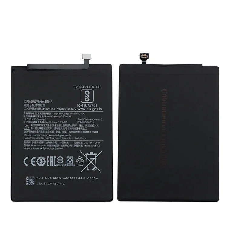 

Internal battery for Xiaomi Redmi Note 7, Mpn Original: Bn4A