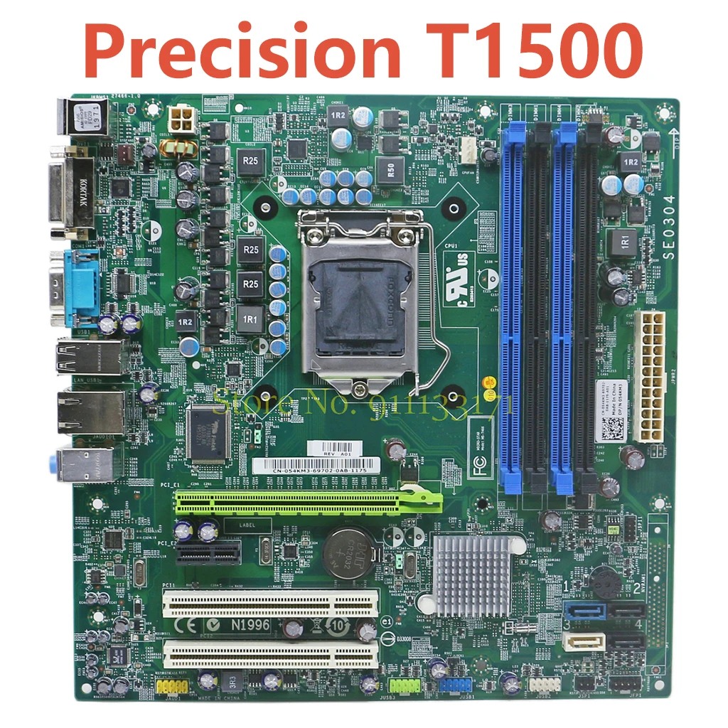 

FOR Original DELL Precision T1500 Workstation Vostro 430 Motherboard 54KM3 054KM3 MS-7466 SE0304 LGA1366 DDR3 95%NEW 100%Tested