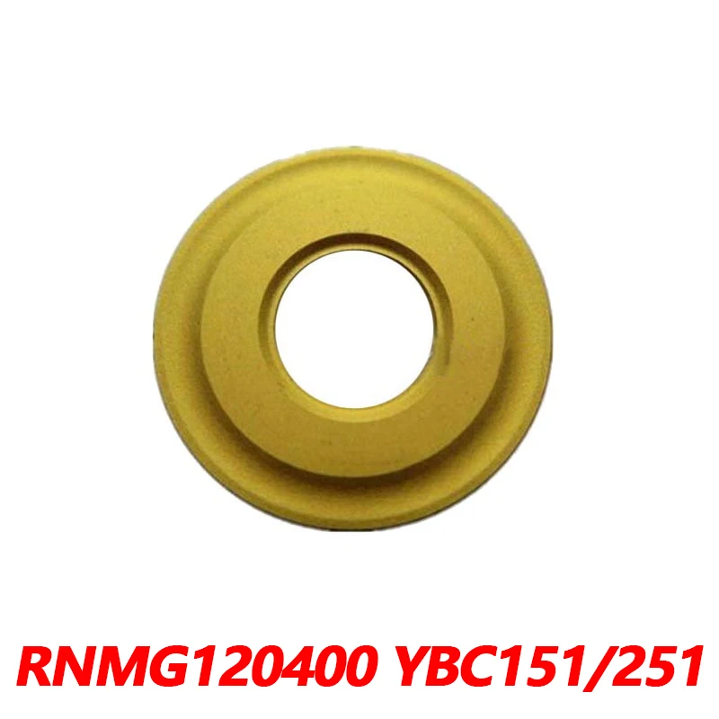 

100% Original RNMG RNMG120400 YBC151 YBC251 10pcs Carbide insert CNC lathe blade Quality assurance Efficient and durable