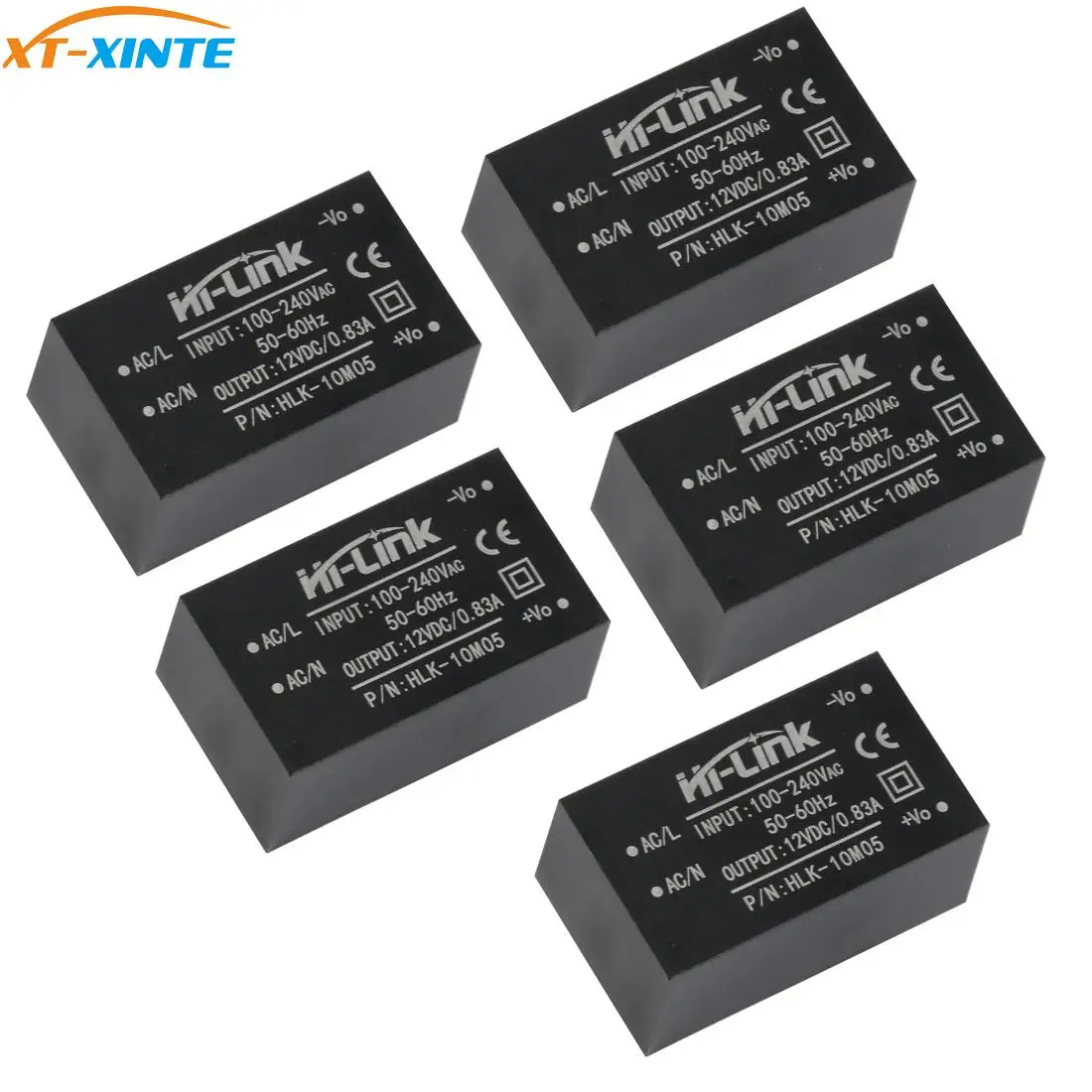 

5pcs HLK-PM01 HLK-5M05 10M05 HLK-2M05 AC DC 220V to 5V/3.3V/12V Power Module AC to DC Isolated UL/CE Household Switch