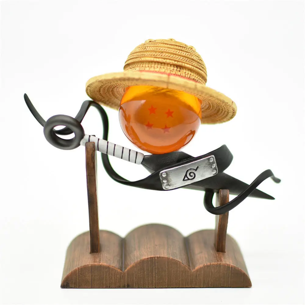 

One Piece Luffy's Straw Hat Anime Memories Four-star Ball Action Figure Collection Model Toys Gift For Children
