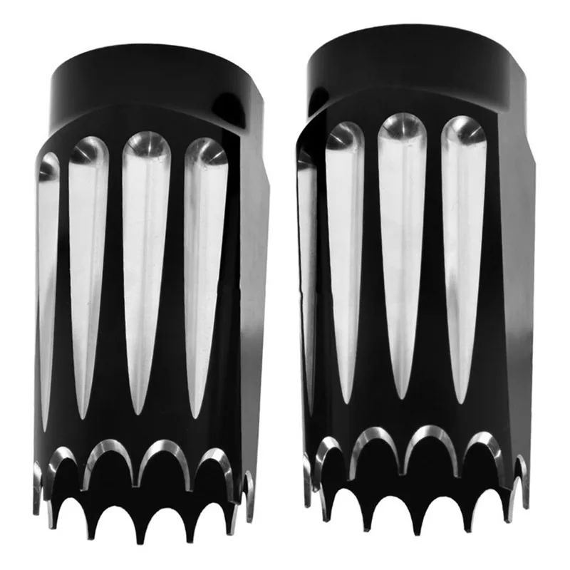 

for Touring Road King Street Electra Glide Trike Motorcycle Aluminum Fork Boot Slider Covers