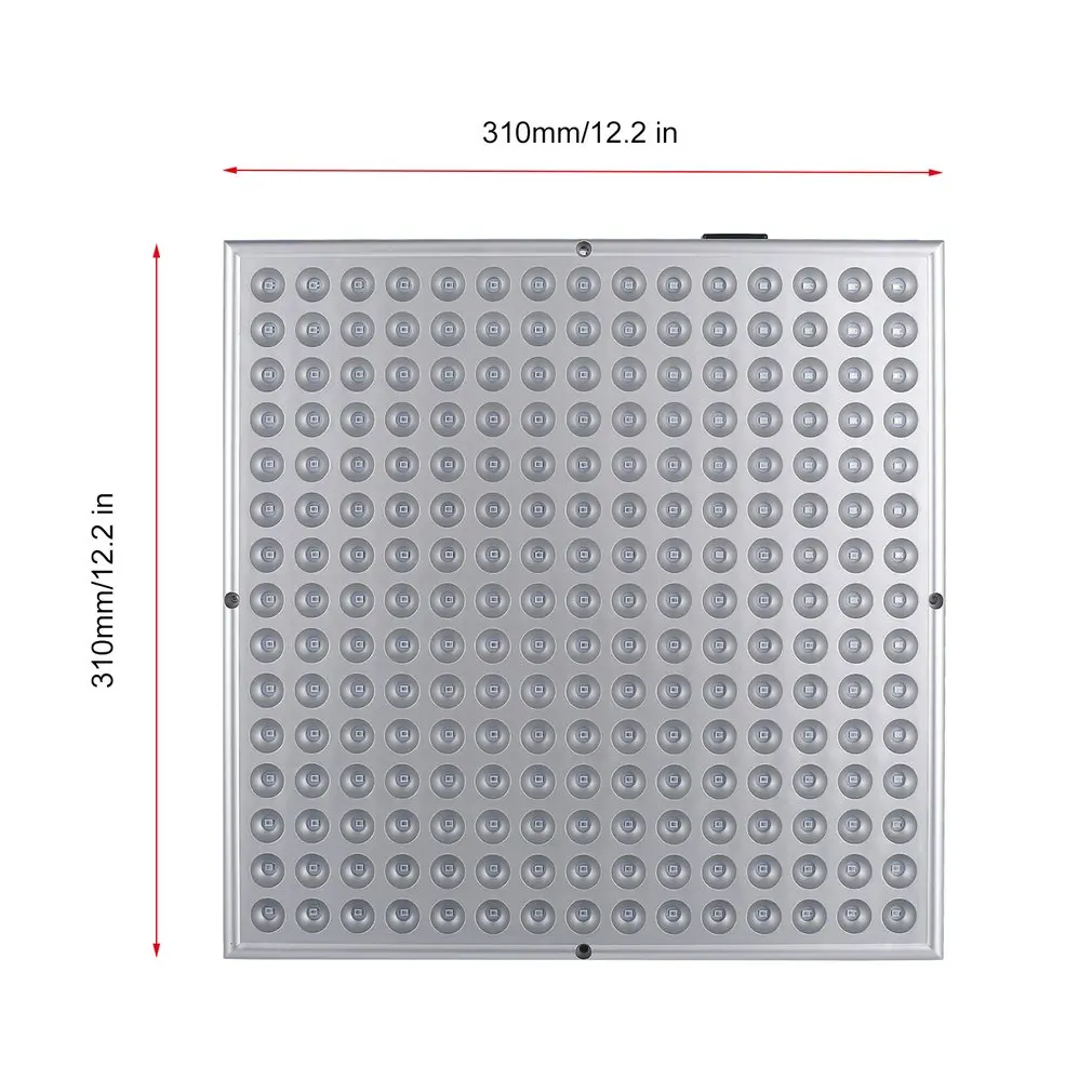 

ICOCO Plant Grow Light with Red Blue Square Shape 45W 225 LEDs Spectrum Hydroponics Plant Hanging for Vegetative & Flowering