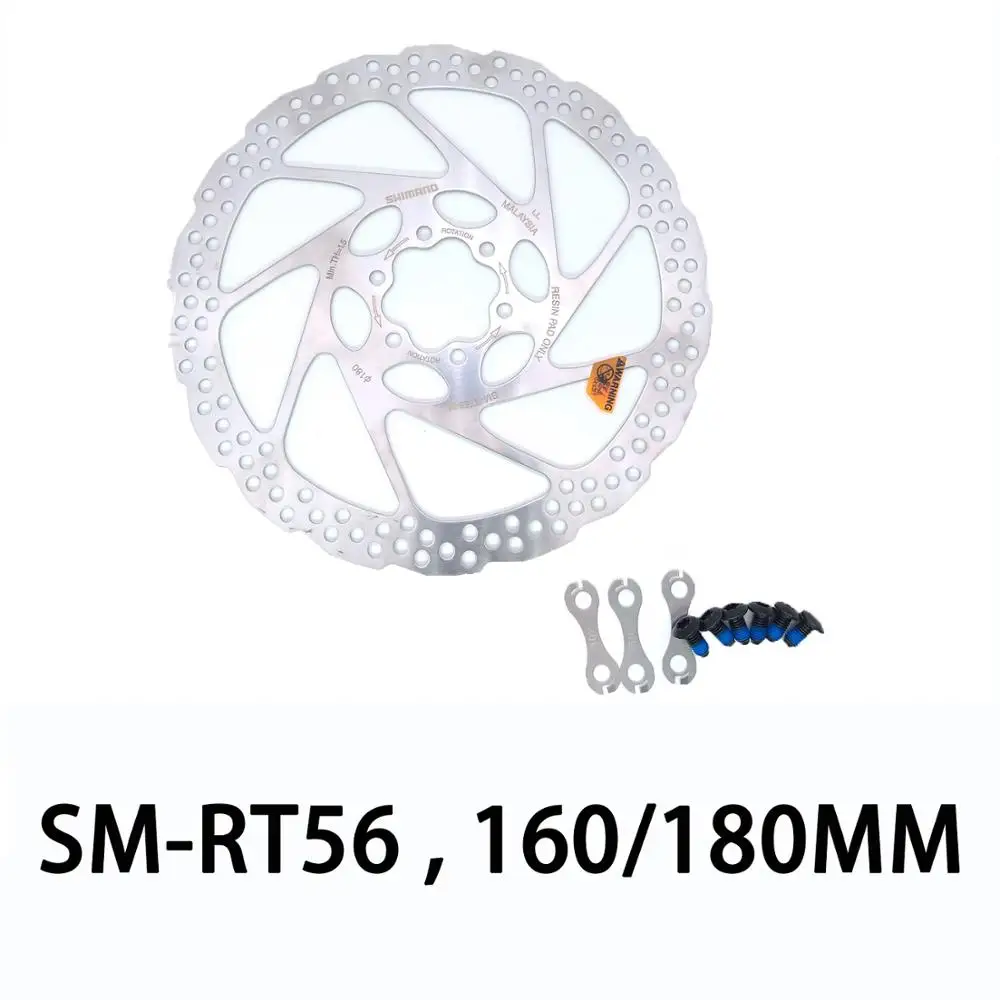 DEORE SM RT56 6 болтов дисковый тормоз ротор для горных велосипедов диск MTB тормозной 160