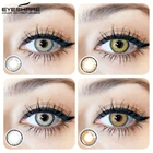 1 пара профессиональных индийских цветных косметических контактных линз EYESHARE для глаз, ежегодное использование косметических контактов для красивых глаз