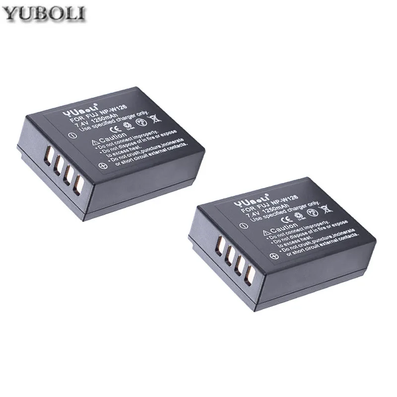 2battery 2x bateria NP-W126 NP W126 Камера Батарея для цифровой фотокамеры Fuji X100F XT20 XPro1 Pro2 XE1 XE2 XA1 XA2 XT2 XT10 XM1 XM2 XT1 HS33 30; большие размеры 35-50 - Цвет: 2battery