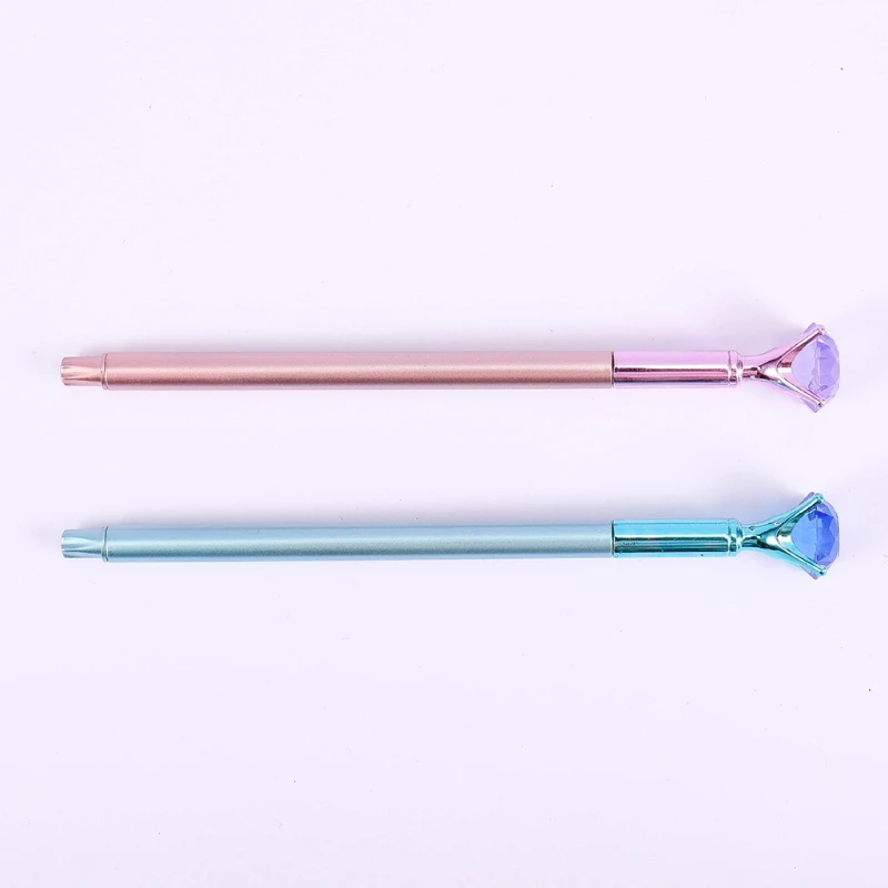 

40Pcs/Set Kawaii Diamond Gen Pens Magical Crystal Ball Pen 0.5mm Black Ink Color Ballpoint Pen School Office Stationery 781A