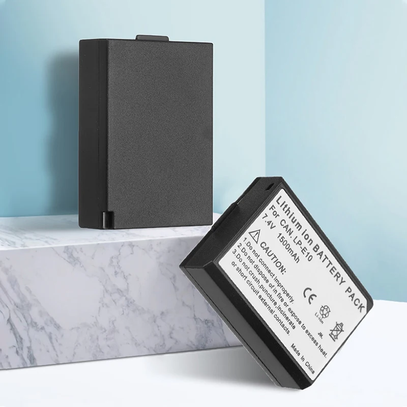 Аккумулятор LP-E10 для камеры и зарядное устройство со светодиодной подсветкой Canon