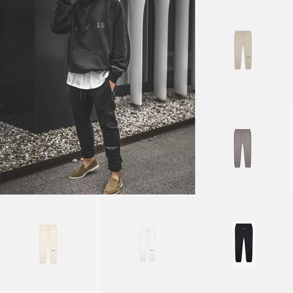 

20SS Sweatpants essentials pants fog joggers kanye west jerry lorenzo loose ovesized trousers hip hop cotton Pants