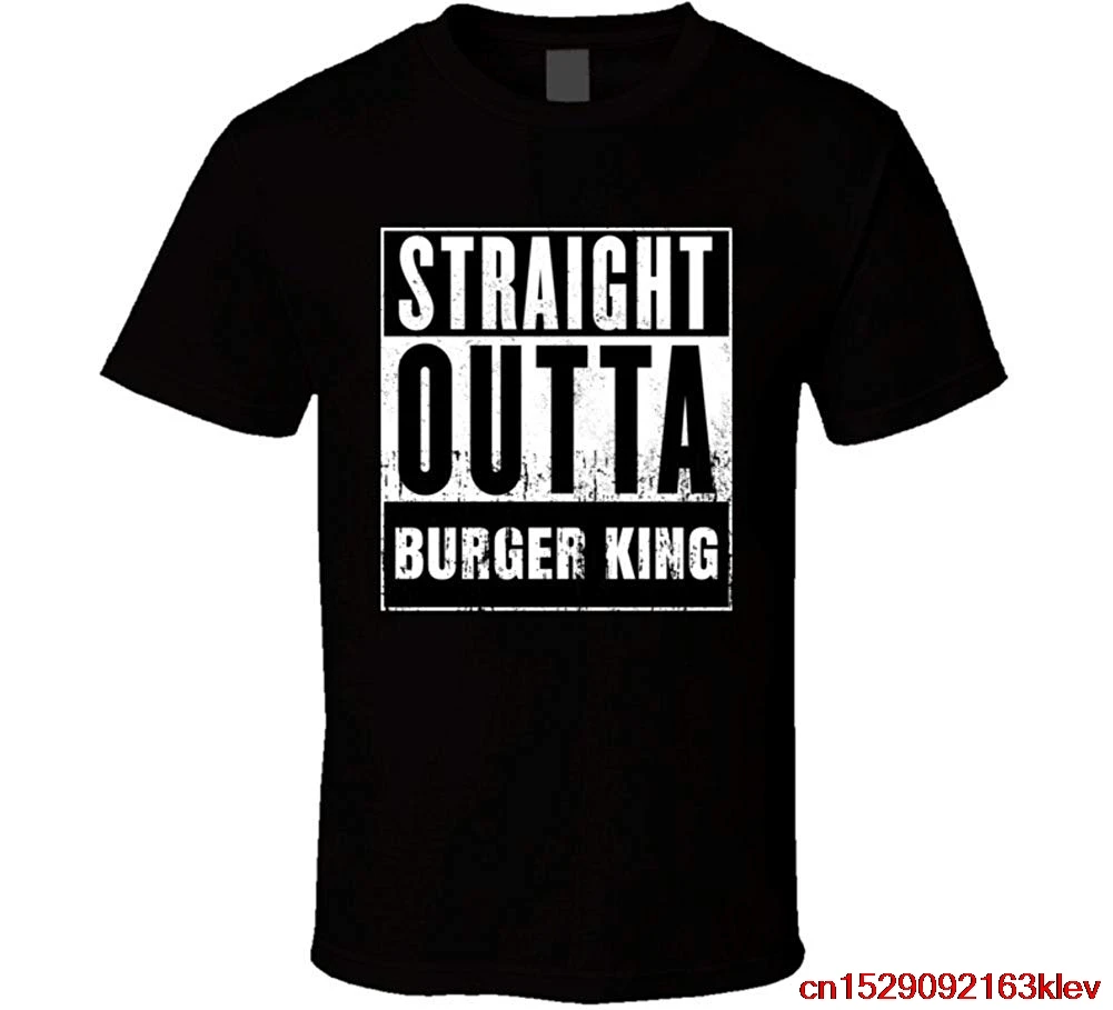 Прямая Из Бургер Кинг фильм и фаст-фуд пародия футболка унисекс для мужчин женщин