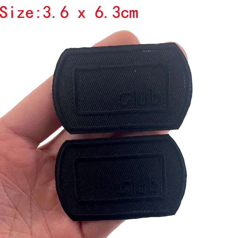 Черные нашивки для одежды 5 шт. аппликации надписей клубов наклейки в полоску