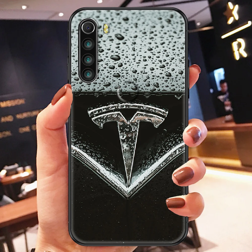Чехол для телефона с логотипом Tesla Inc. для Xiaomi Redmi Note 7 7A 8 8T 9 9A 9S K30 Pro Ultra чёрный мягкий фундаментальный искусственный покрытие краска бампер.