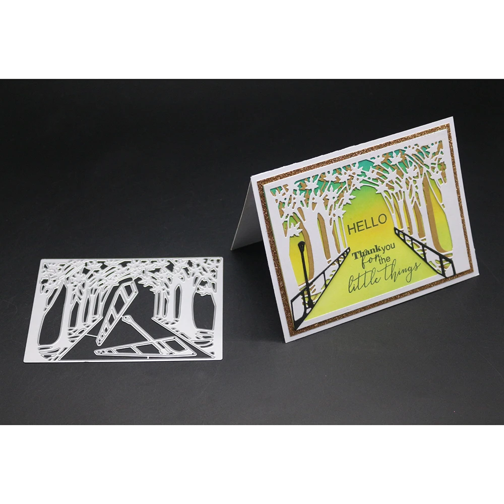 Лес Anvenue рождественские заготовки Скрапбукинг Новое поступление металлический