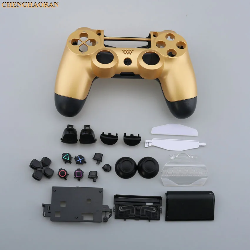 I 1SET Buttons kit Screwdriver Screws Plastic Matte Front Back Hard Upper Housing Shell Case for Sony PS4 Pro Controller JDS-040 - Цвет: I