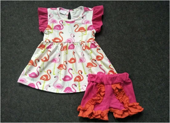 

Summer Newborn Baby Girl Clothes Set Solid Color Short Sleeve Ruffle Romper Tops Flower Short Pants Headband 3Pcs Infant Outfits