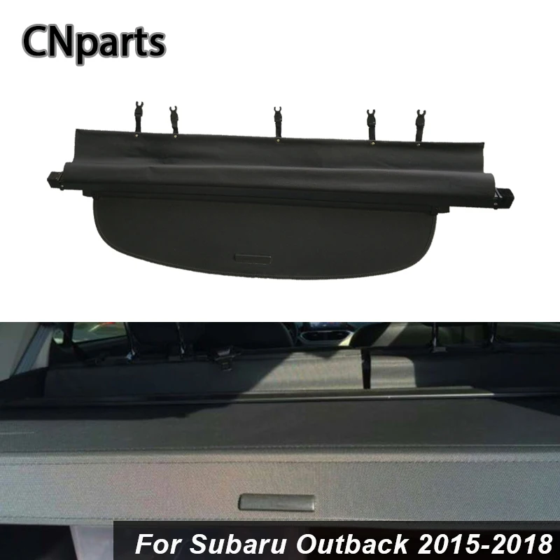 

Auto Parts Car Rear Trunk Cargo Cover For Subaru Outback 2015-2018 Car-Styling Black Security Shield Shade Auto accessories