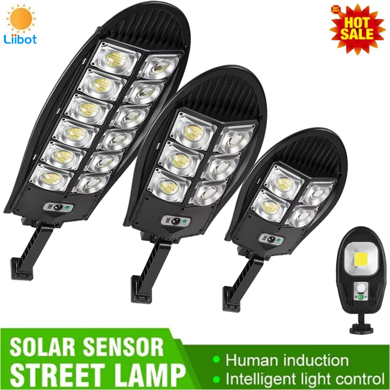 Светодиодный уличный светильник LIIBOT на солнечной батарее освещение для