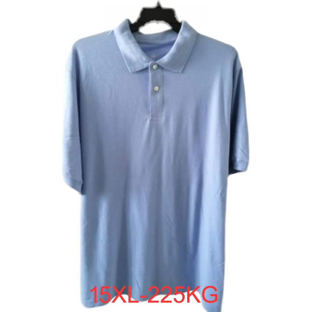 

Men plus size big summer Shirts simple 7XL 8XL 9XL 10XL 12XL 225KG cotton short sleeve tees loose 62 64 66 68 casual shirt tops