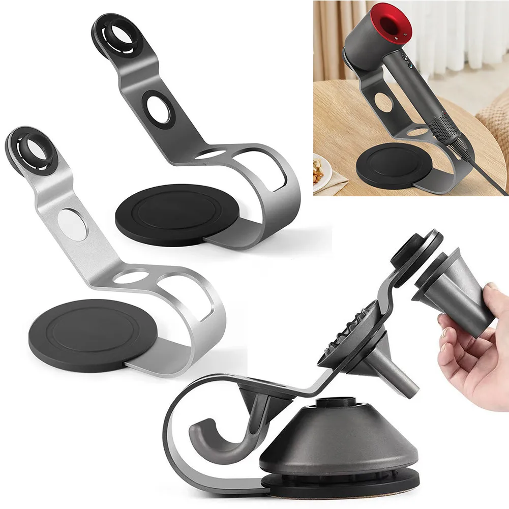 

For Dyson Blower Rack Bracket Five Nozzles Organizer Stand Holder Rack Aluminum Bathroom Shelf Storage Bathroom Accessory