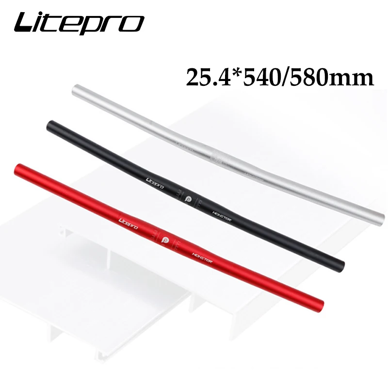 

Litepro Mountain Bike Handlebar 25.4*580mm/540mm Bicycle Flat Bar Aluminum Alloy Cycling Handle Bar Bike Part