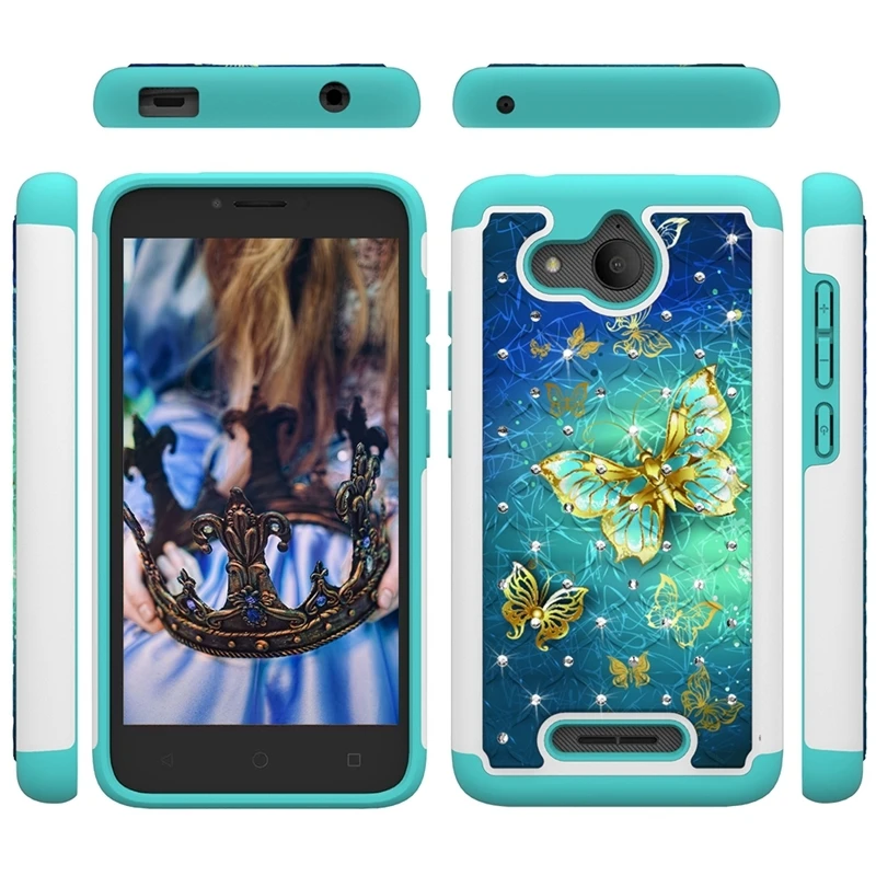 Longxin для ALCATEL tetra силиконовый мягкий чехол индивидуальная точечная дрель цветной