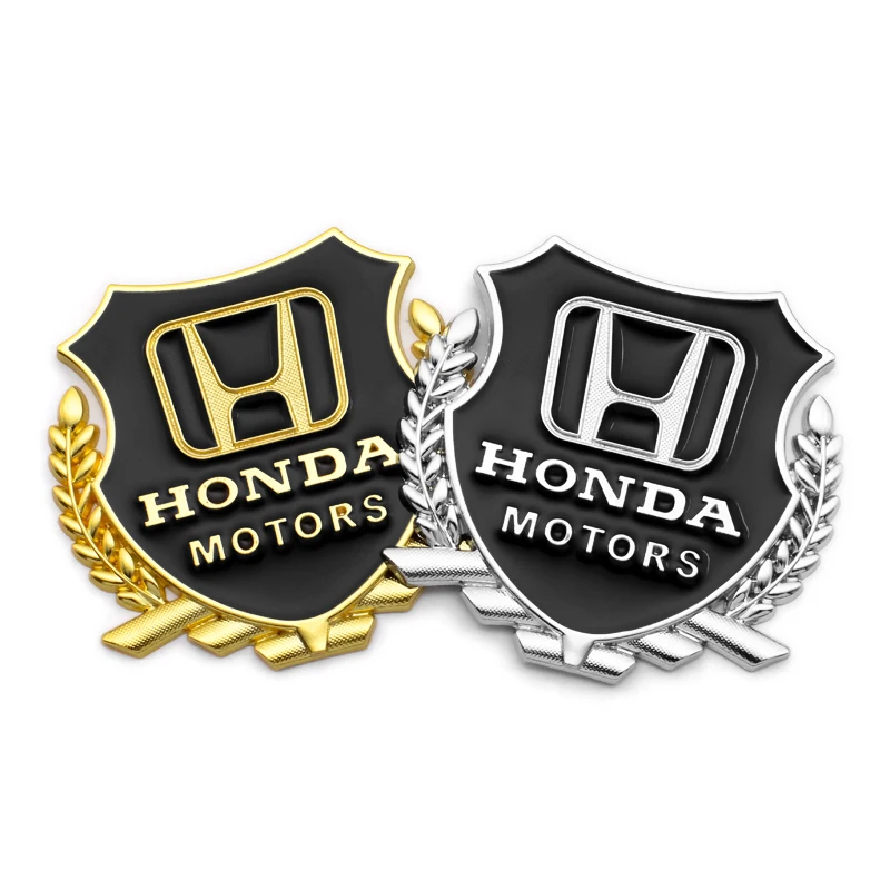 Модные автомобильные 3D металлические наклейки 2 шт. значок на дверь боковое окно