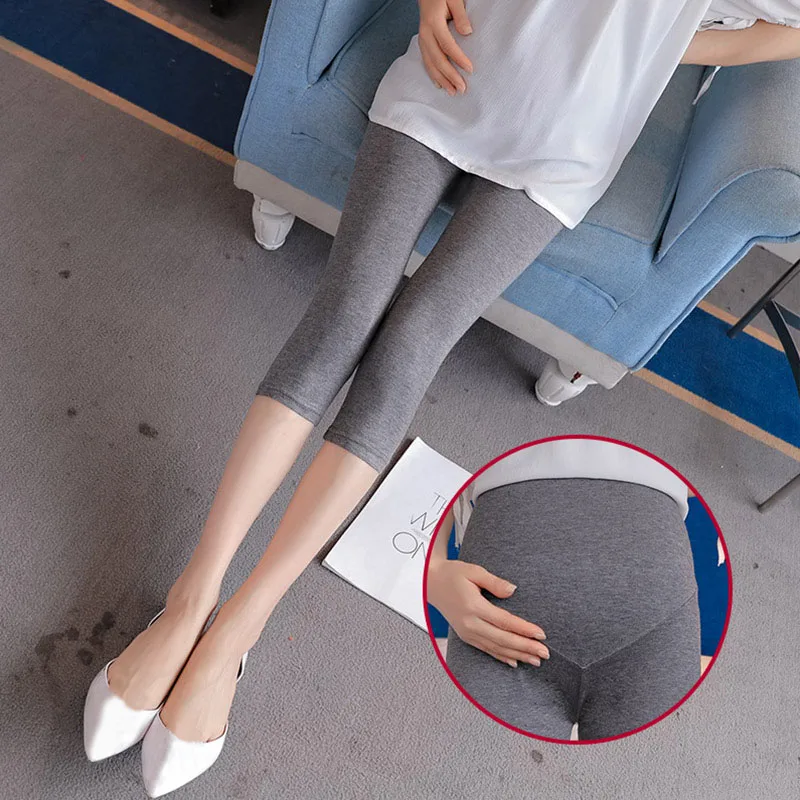 Леггинсы для беременных осенние модные обтягивающие леггинсы с заниженной