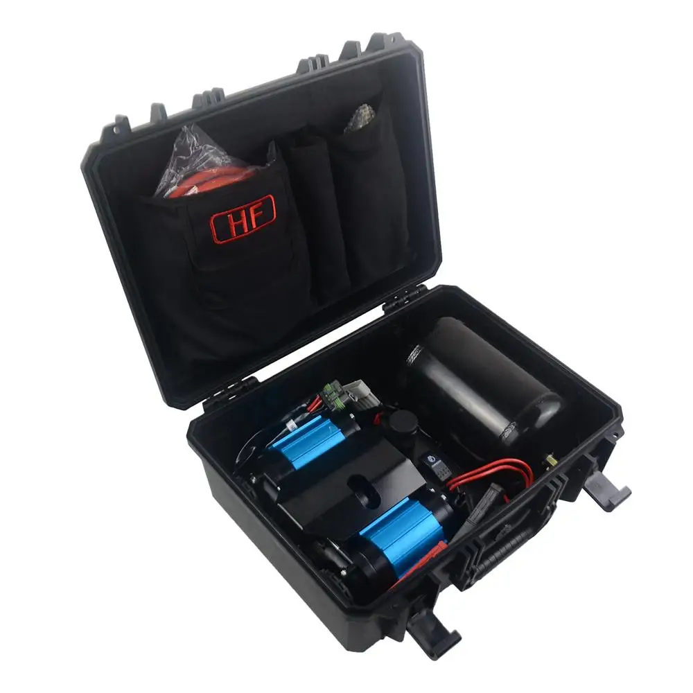 AP03 For Universal New 12 Volt Twin Motor High Performance Portable Air Compressor Kit CKMTP12 |