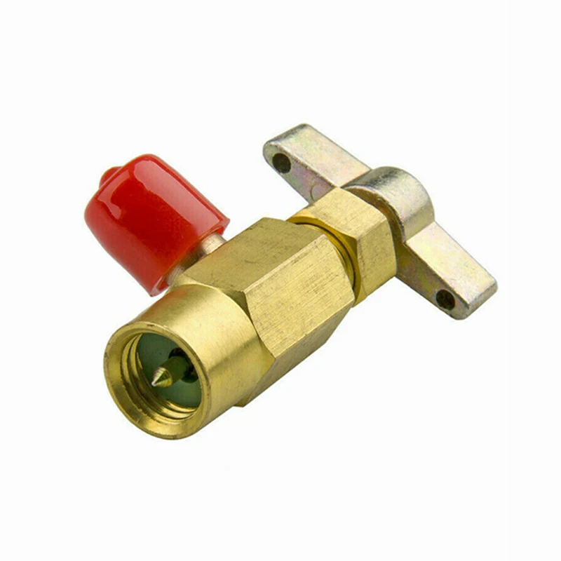 R-134a R-134 AC Refrigerant Gold Brass Can Tap Dispensing 1/2ACME Thread Valve | Автомобили и мотоциклы