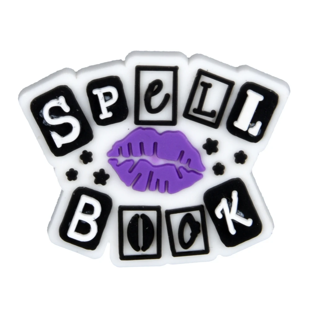 Hot Sale 1 Pcs Pink Croc Shoe Charms Women Lovely Slogan Decorations Cute Girls Birthday Wristband Accessories Coffee Cool Mom