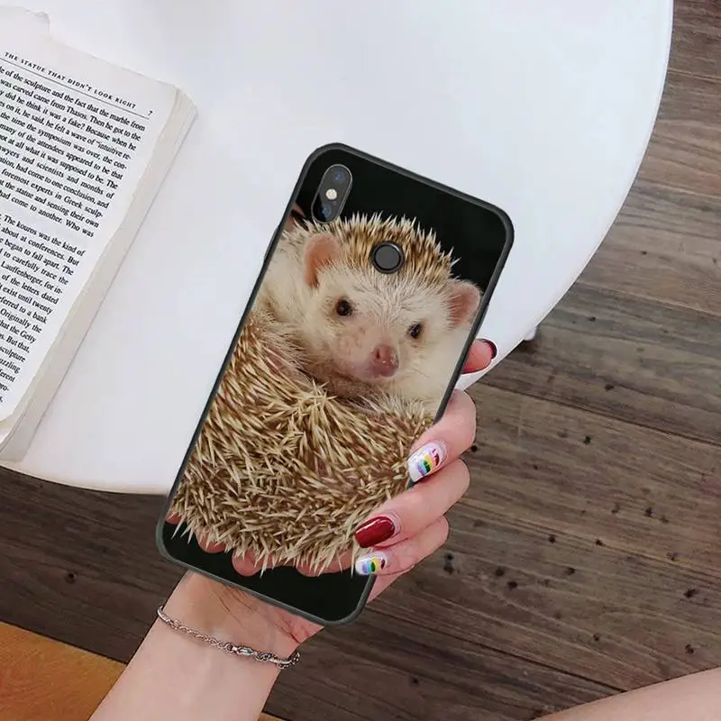 

lovely Hedgehog Phone Cases For Xiaomi Redmi note 7 8 9 t k30 max3 9 s 10 pro lite