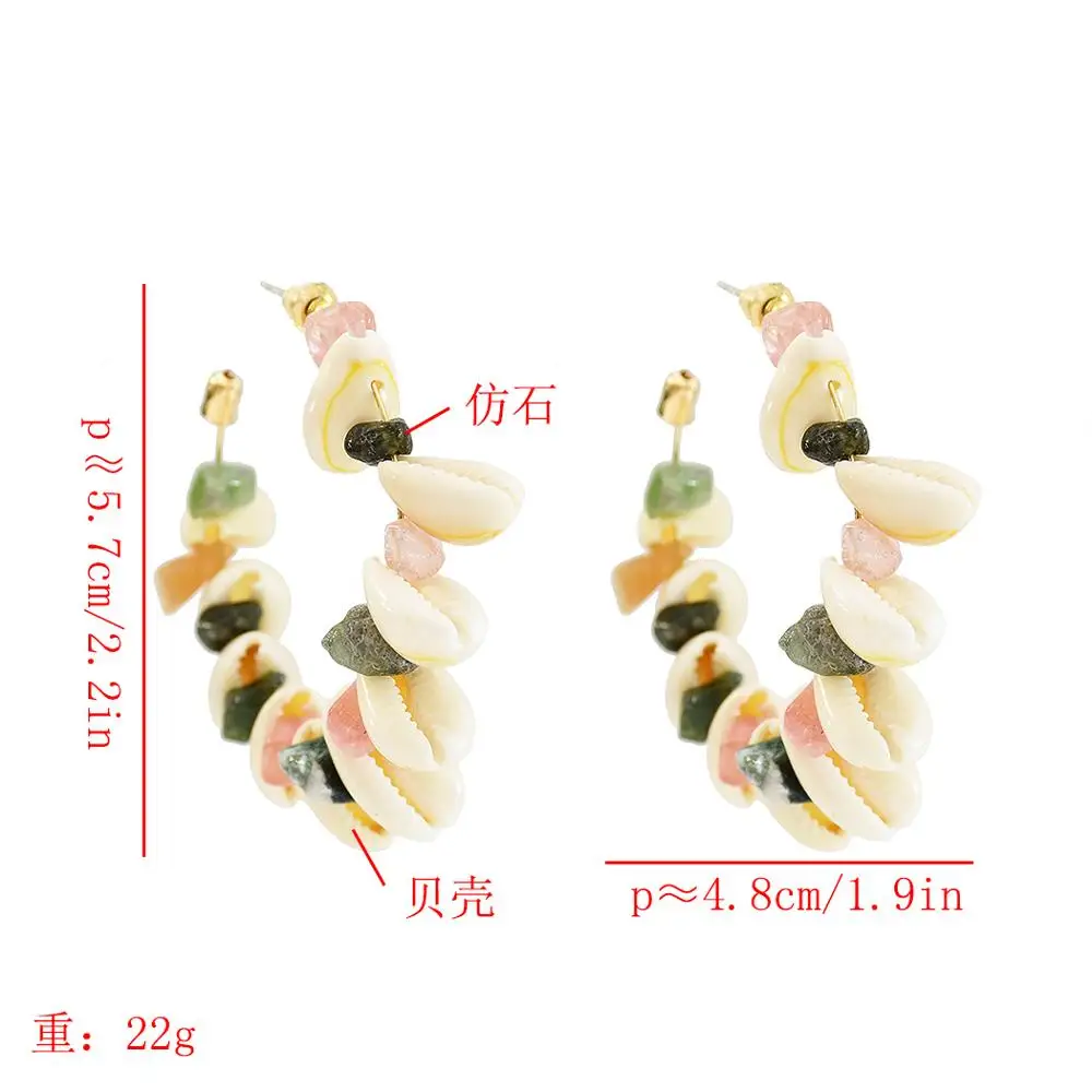 Женские круглые серьги-кольца с большим круговым кольцом для женщин блестящие