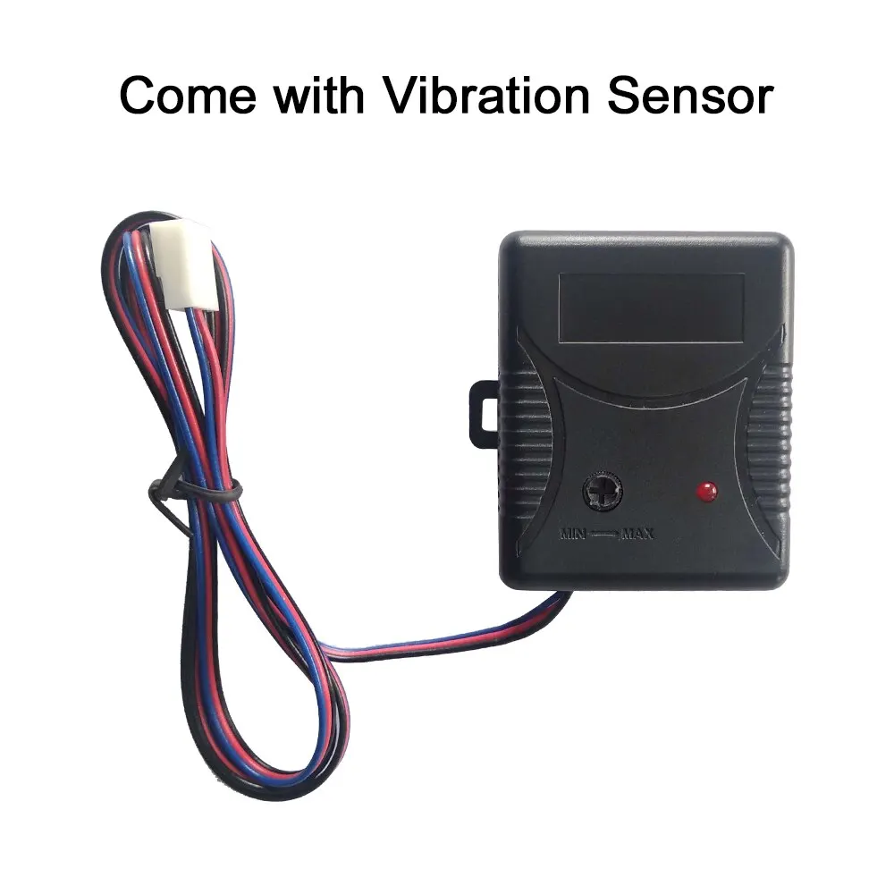 Car SUV Auto Anti-theft Switch Keyless Entry Engine Start Alarm System with Vibration Sensor Push Button Remote Starter Stop | Автомобили