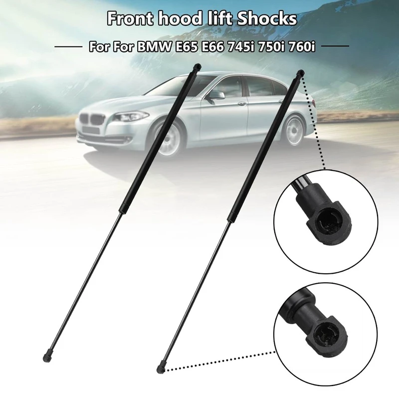 Автомобильный передний капот капота Лифт поддерживает стойки шок для BMW E65 E66 745I