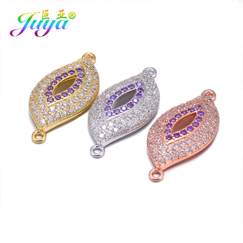 Браслеты Juya DIY makingфурнитура с микрозакрепкой из циркония греческие
