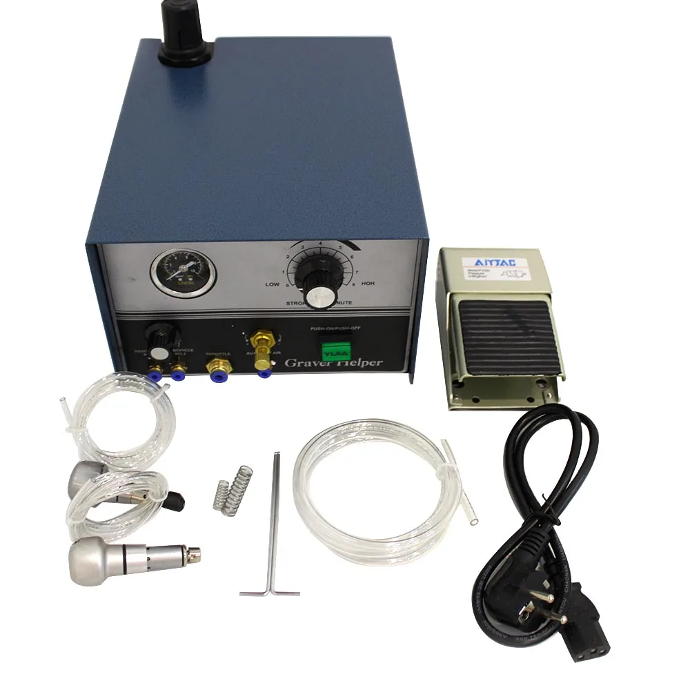 НОВЫЙ Пневматический гравировальный станок двухсторонний инструмент для