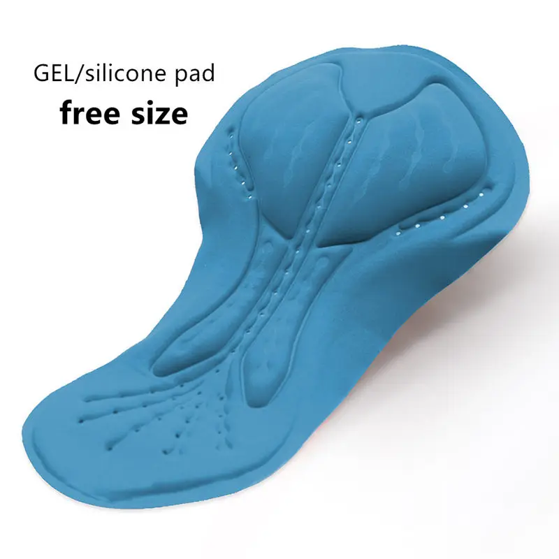 Gel Pad Only-Blue WOSAWE, светоотражающие мужские велосипедные шорты для горного велосипеда, спортивные, гелевые, для самостоятельной сборки, для езды на горном велосипеде, для гонок, для защиты от дождя, велосипедные шорты - Цвет: Gel Pad Only-Blue